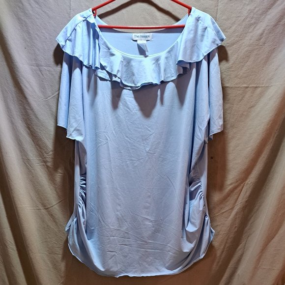PARAGON Tops - Woman's sky blue blouse